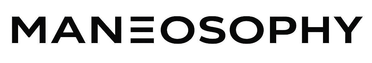 Maneosophy text logo