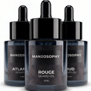 Beard oil trio pack shot